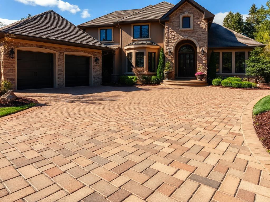 Belgard Pavers driveway installation in South Florida by Florida Construction Group