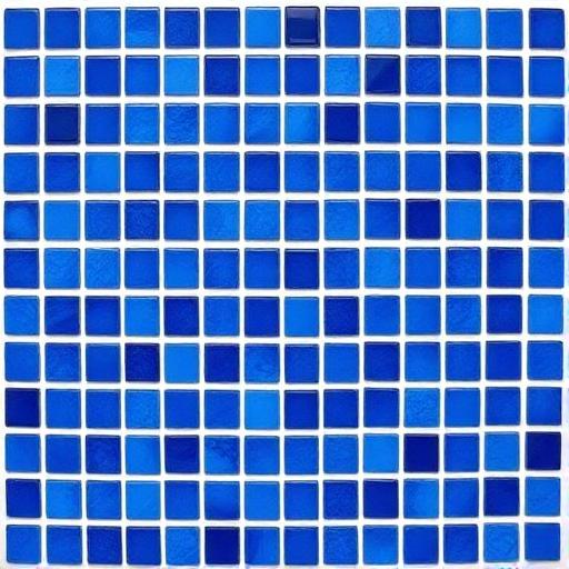 Cobalt Glass pool waterline mosaic tile swatch