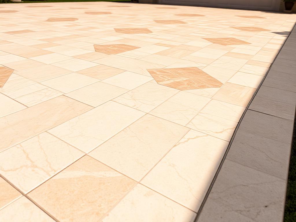 Travertine driveway installation in South Florida by Florida Construction Group